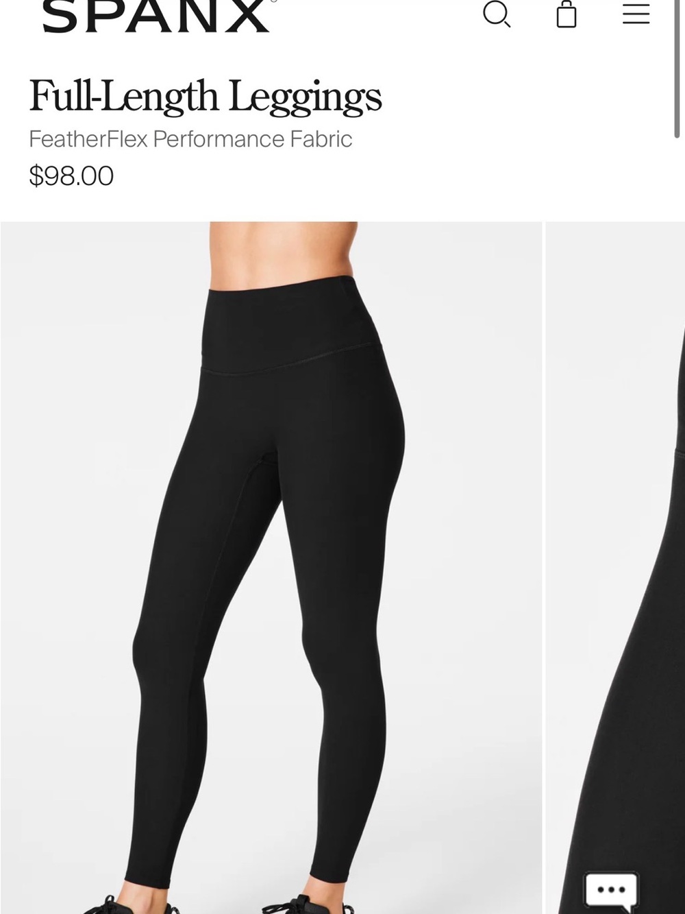 SPANX Navy High-Waist Leggings